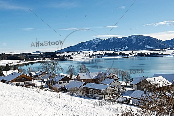 Forggensee, Ostallgäu in Bavaria, Germany