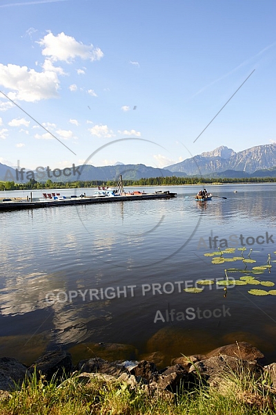 Hopfensee in Bavaria in Germany