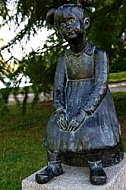 Statue of a girl