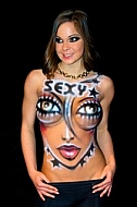 Body painting, sexi girls