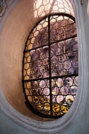 Old glass window