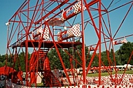 People sitting on a caroussel