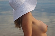 White Sun Hat