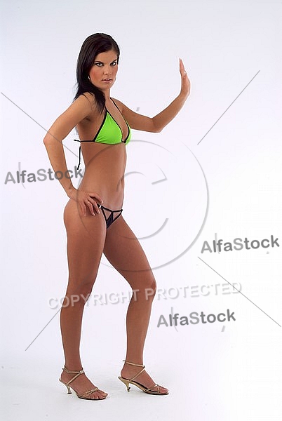 Yuong girl in bikini